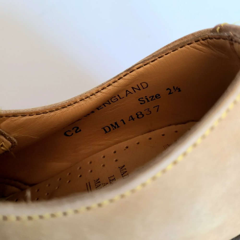 Dr. Martens The Original Made in England Air Cushion Sole suede lace up shoes. - Picture 7 of 9